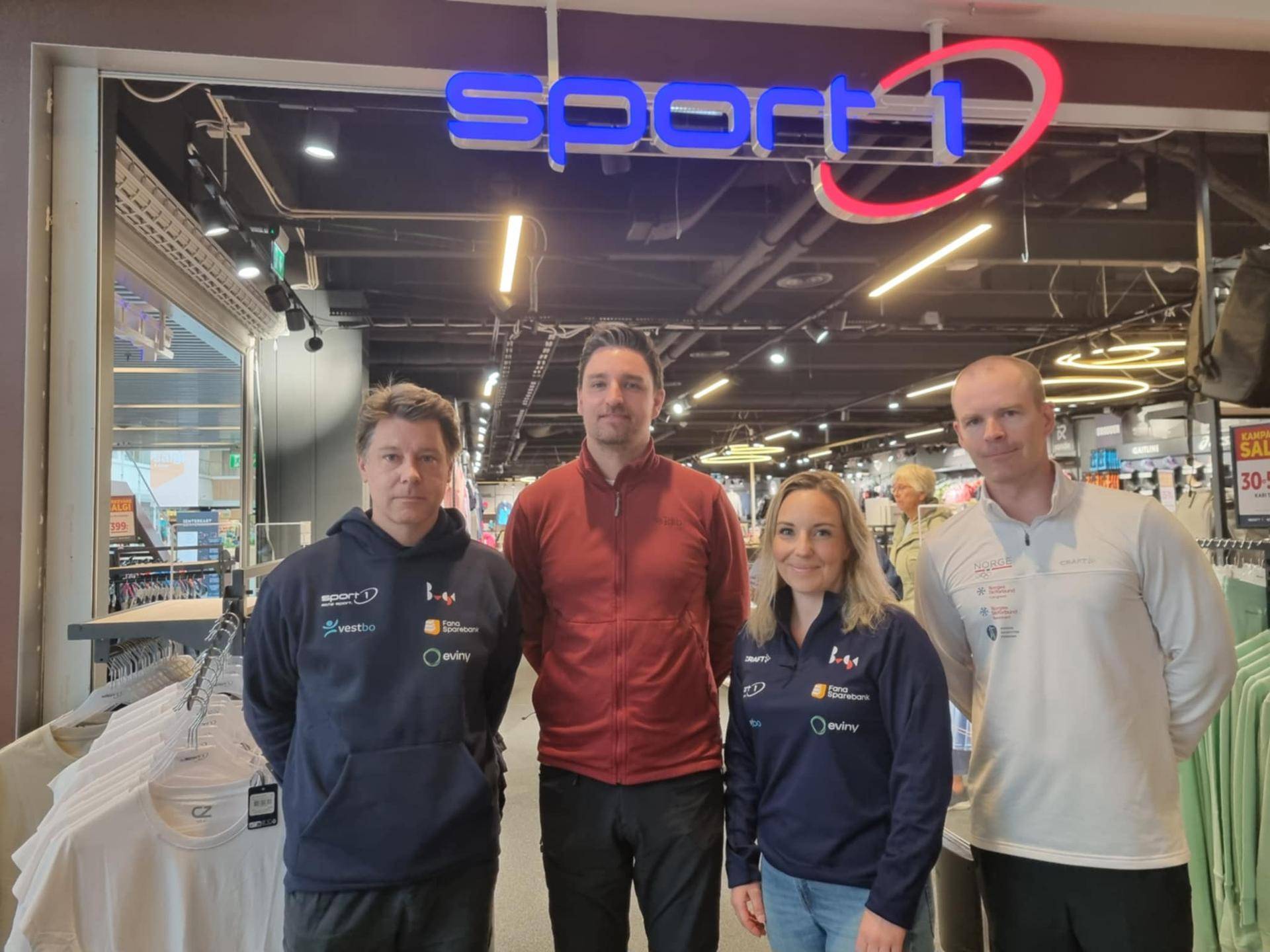 Samarbeidspartnerne Sport1, Craft og Bergen Vest Svømmeklubb