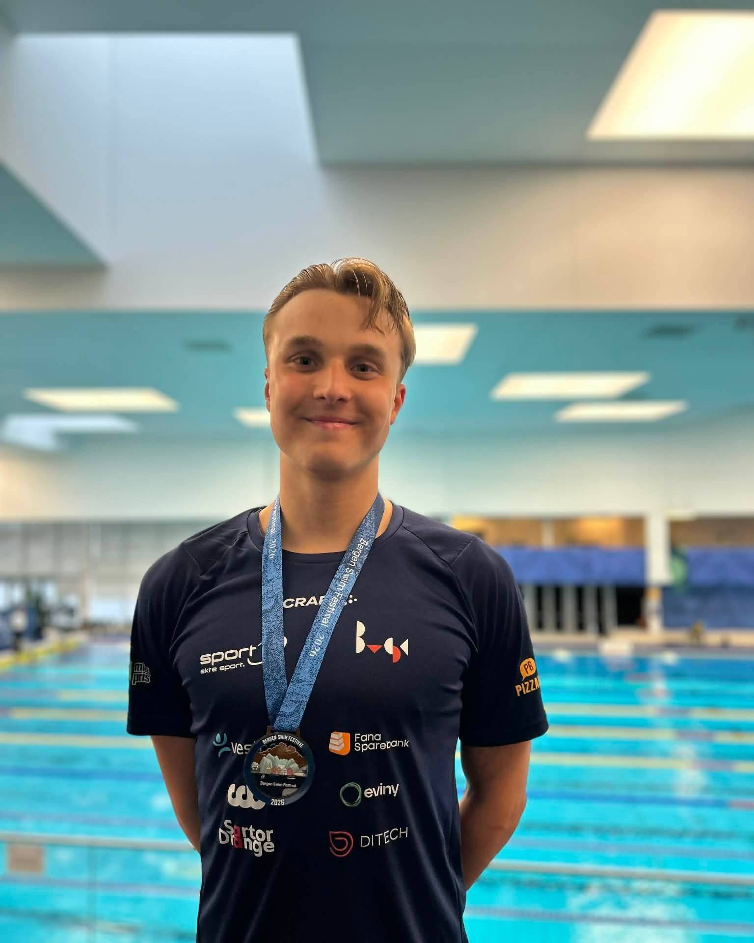 Mikkel tok bronse på 200m butterfly
