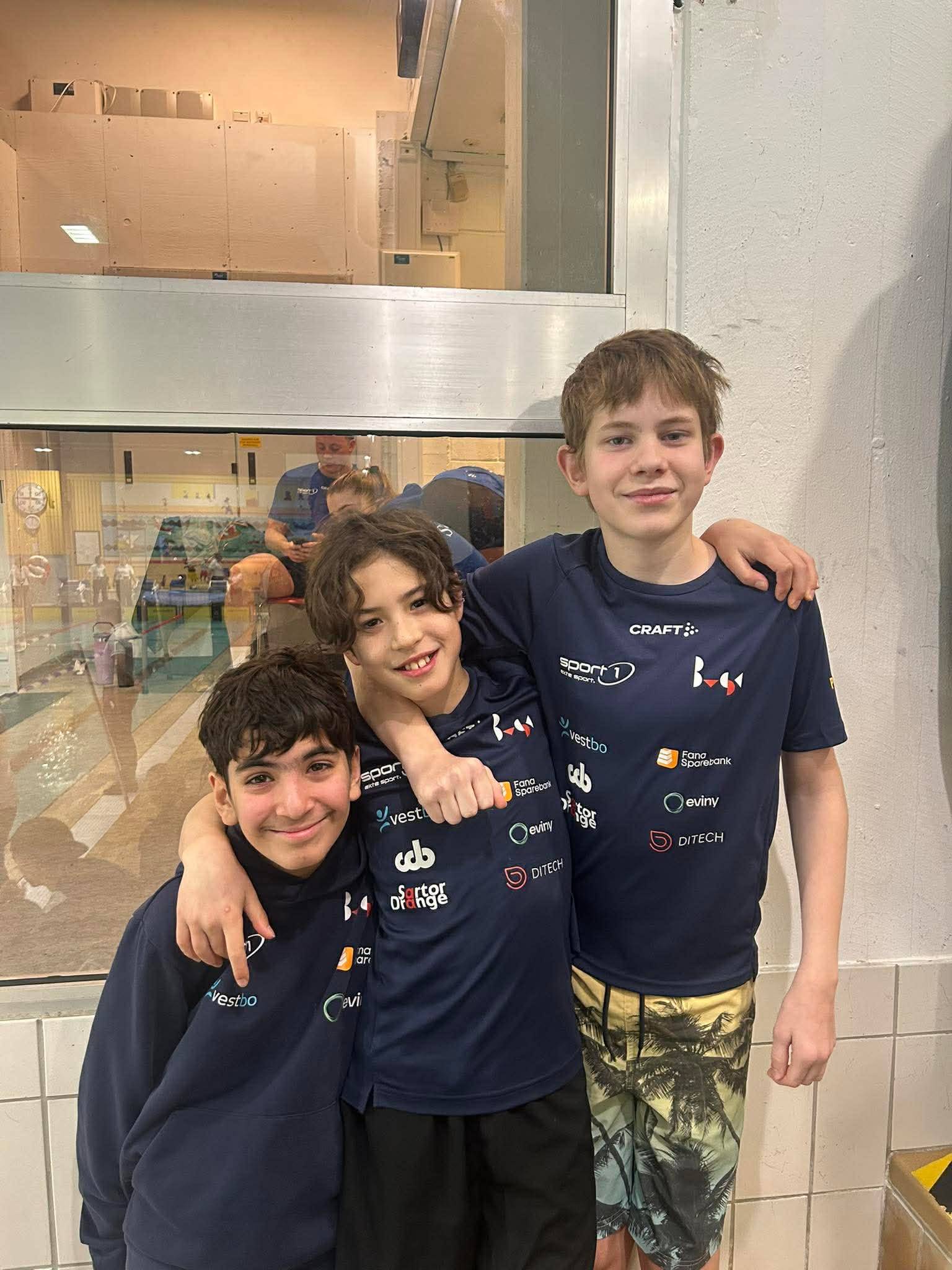 Guttene koste seg under stevnet