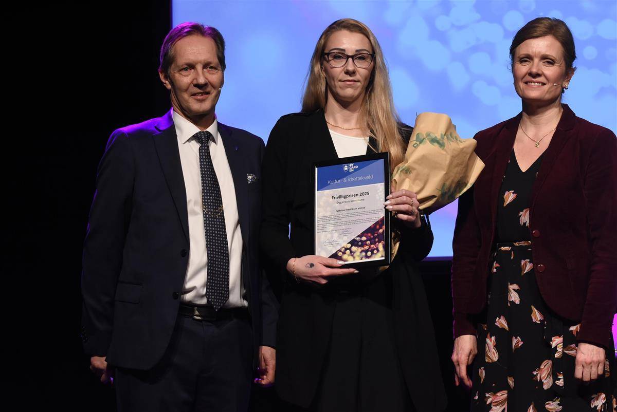 Cathrine ble hyllet med frivillighetsprisen