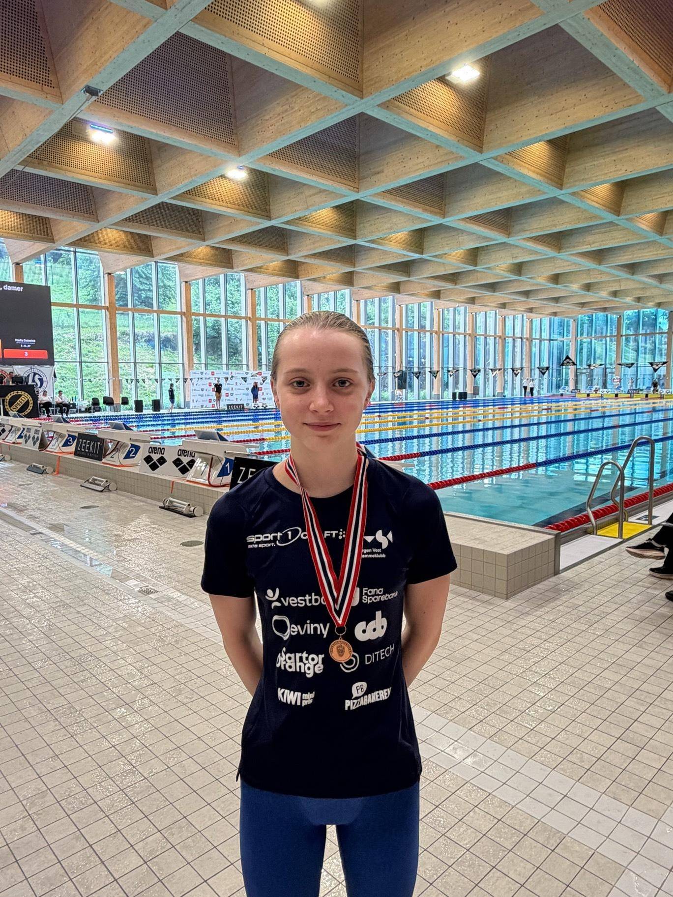 Første medalje for Astrid