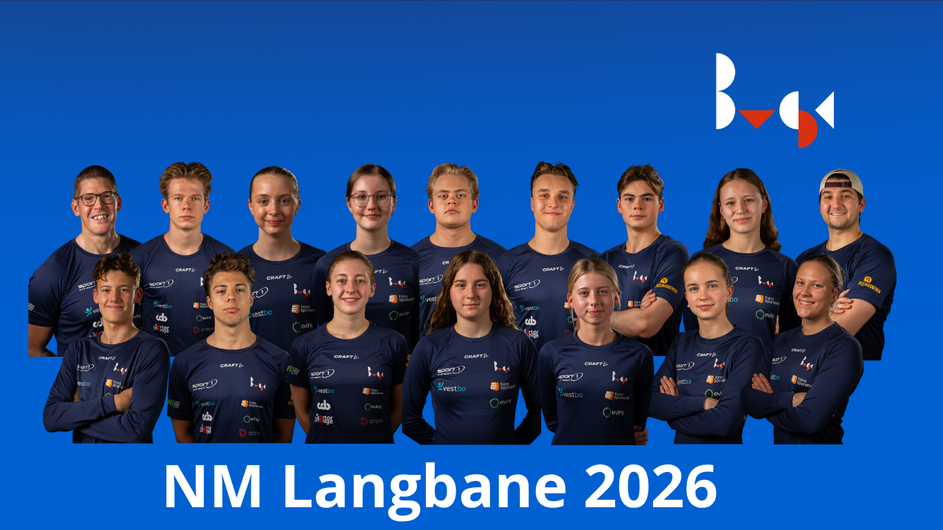 Gode prestasjoner under NM Langbane for BVSK laget