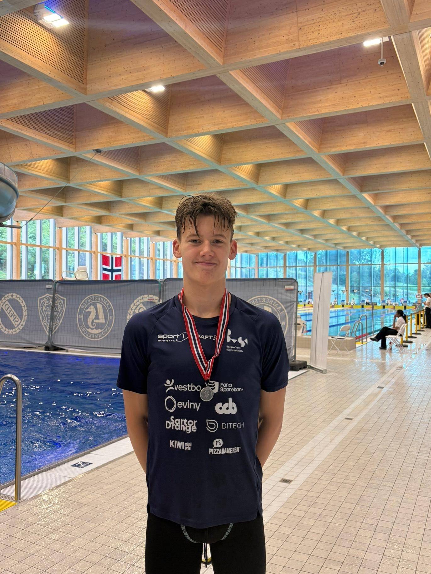 Første NM medalje for Nicolai