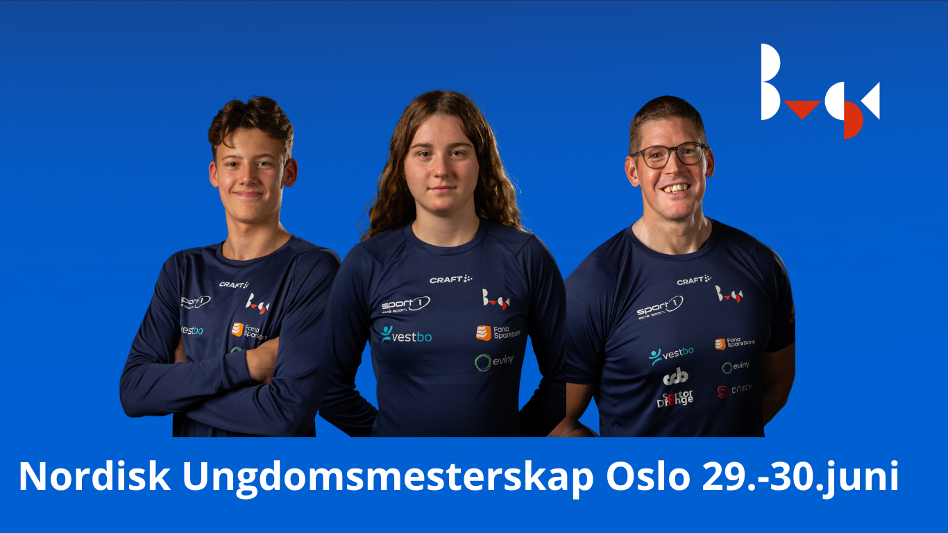 Nicolai, Selene og Erik på Nordisk Ungdomsmesterskap