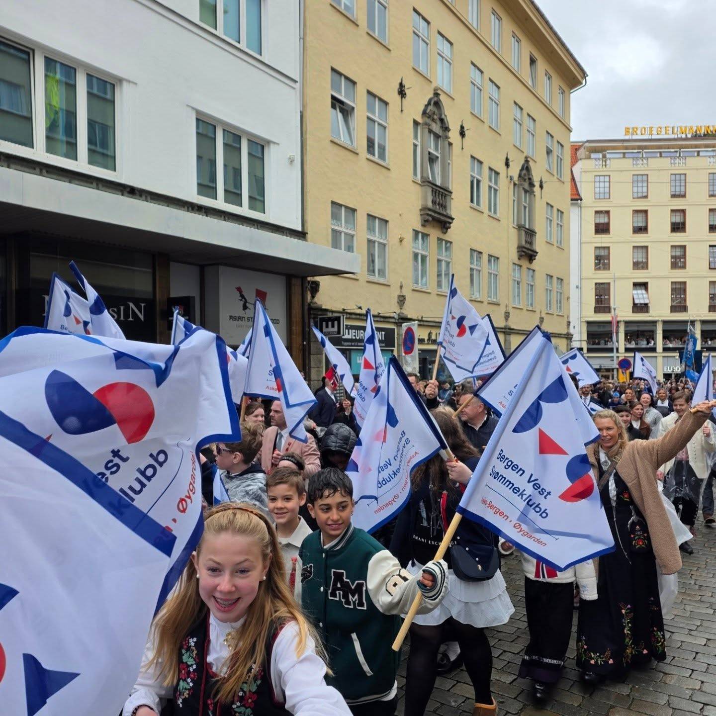 Fargerike BVSK flagg
