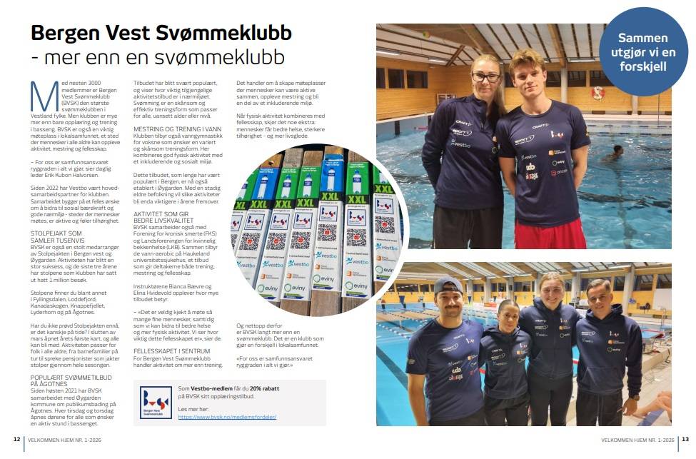 Vestbo medlemsblad sak om BVSK