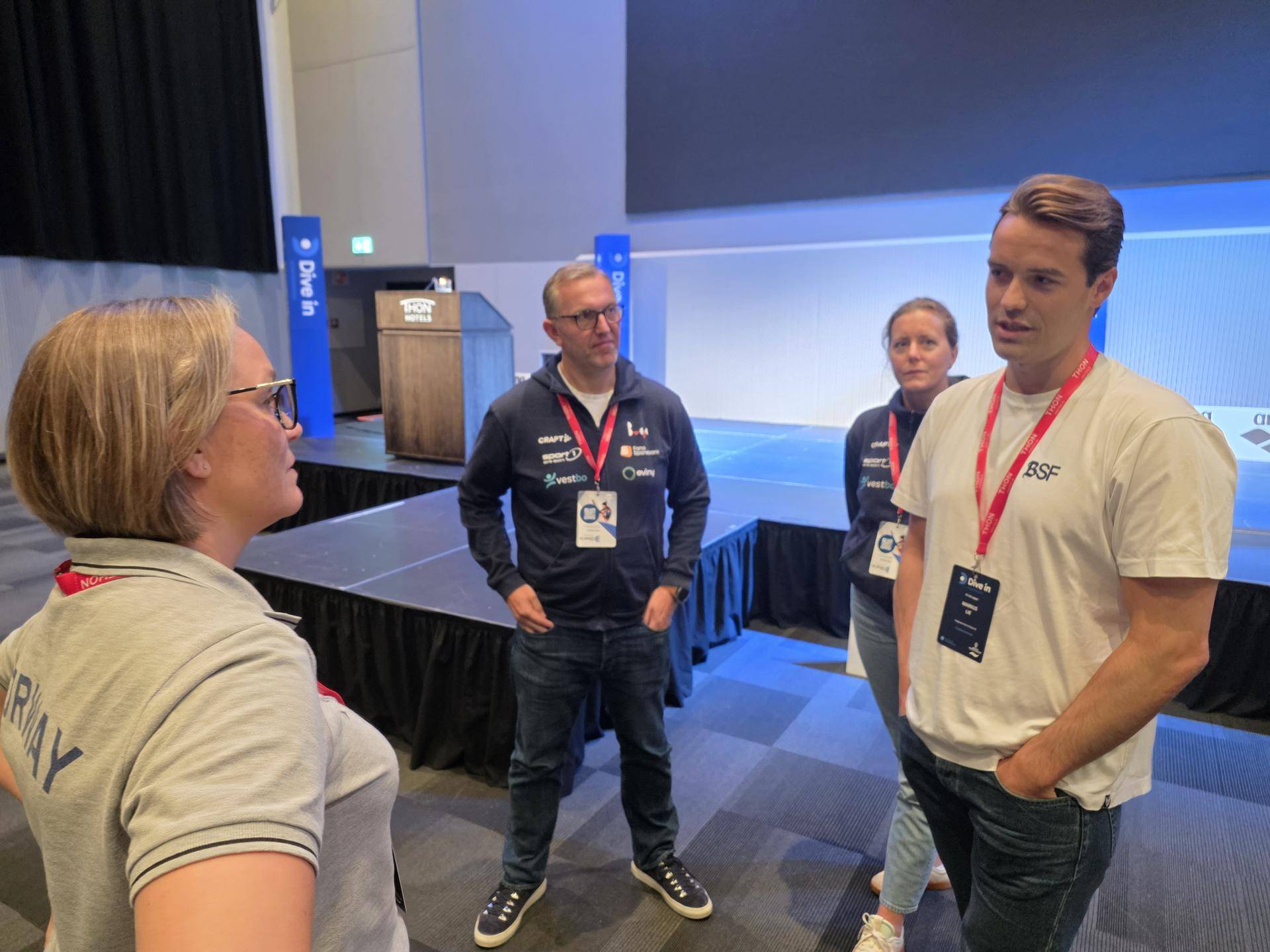 Jostein, Karina, Markus og Linda i NSF