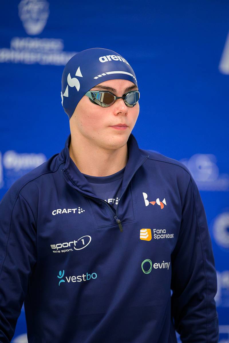 Johannes på vei inn til finale
