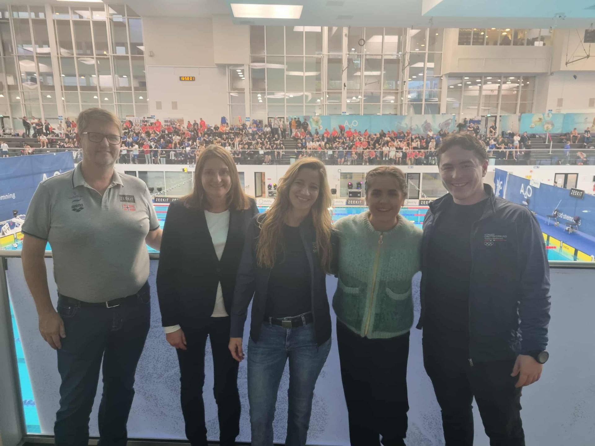 Bjørn Wirum med gjester på galleriet