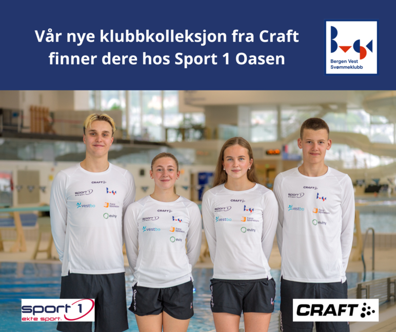 Utøvere i vårt nye klubbtøy fra Craft