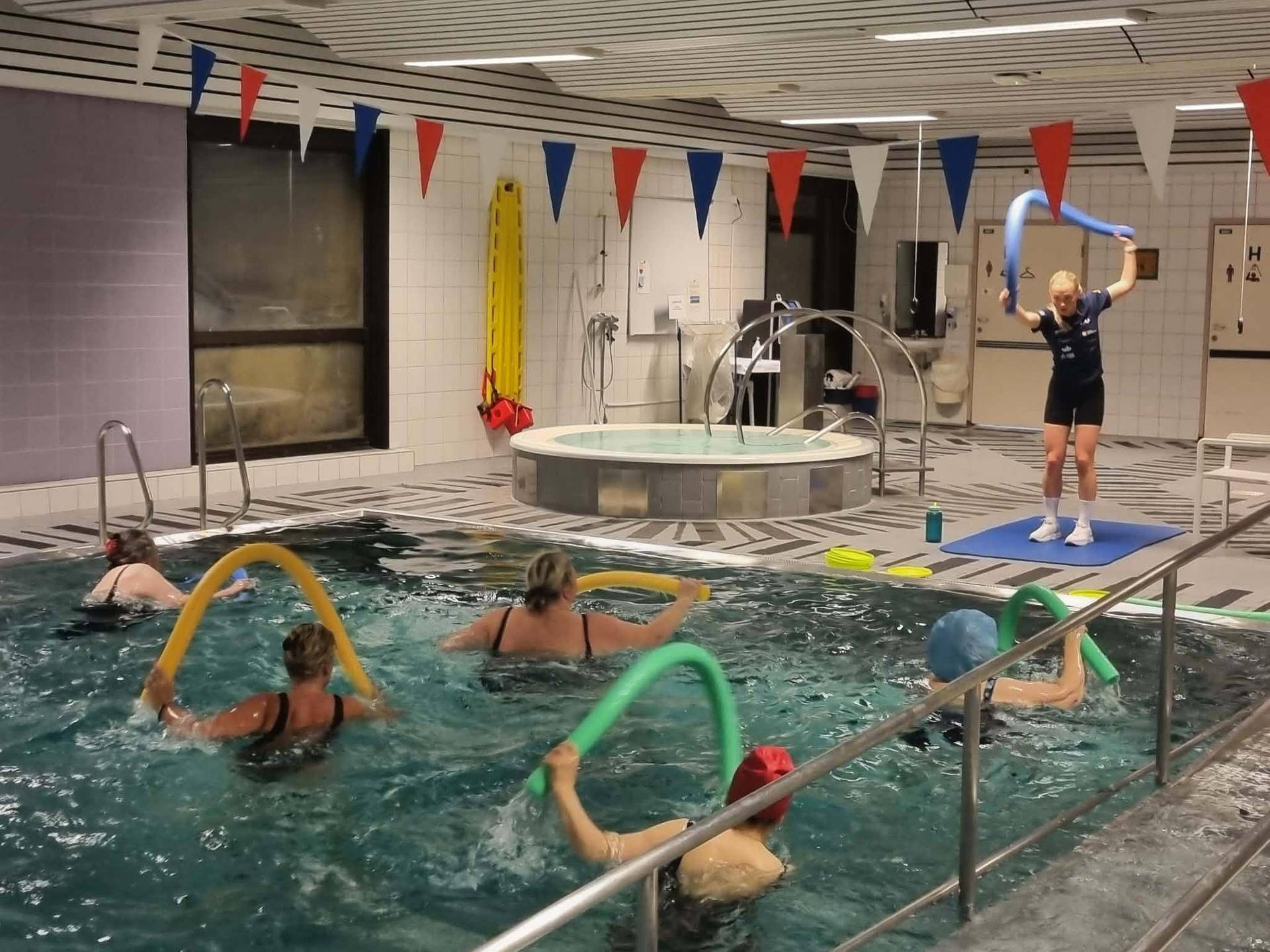 Vann aerobic på Haukeland