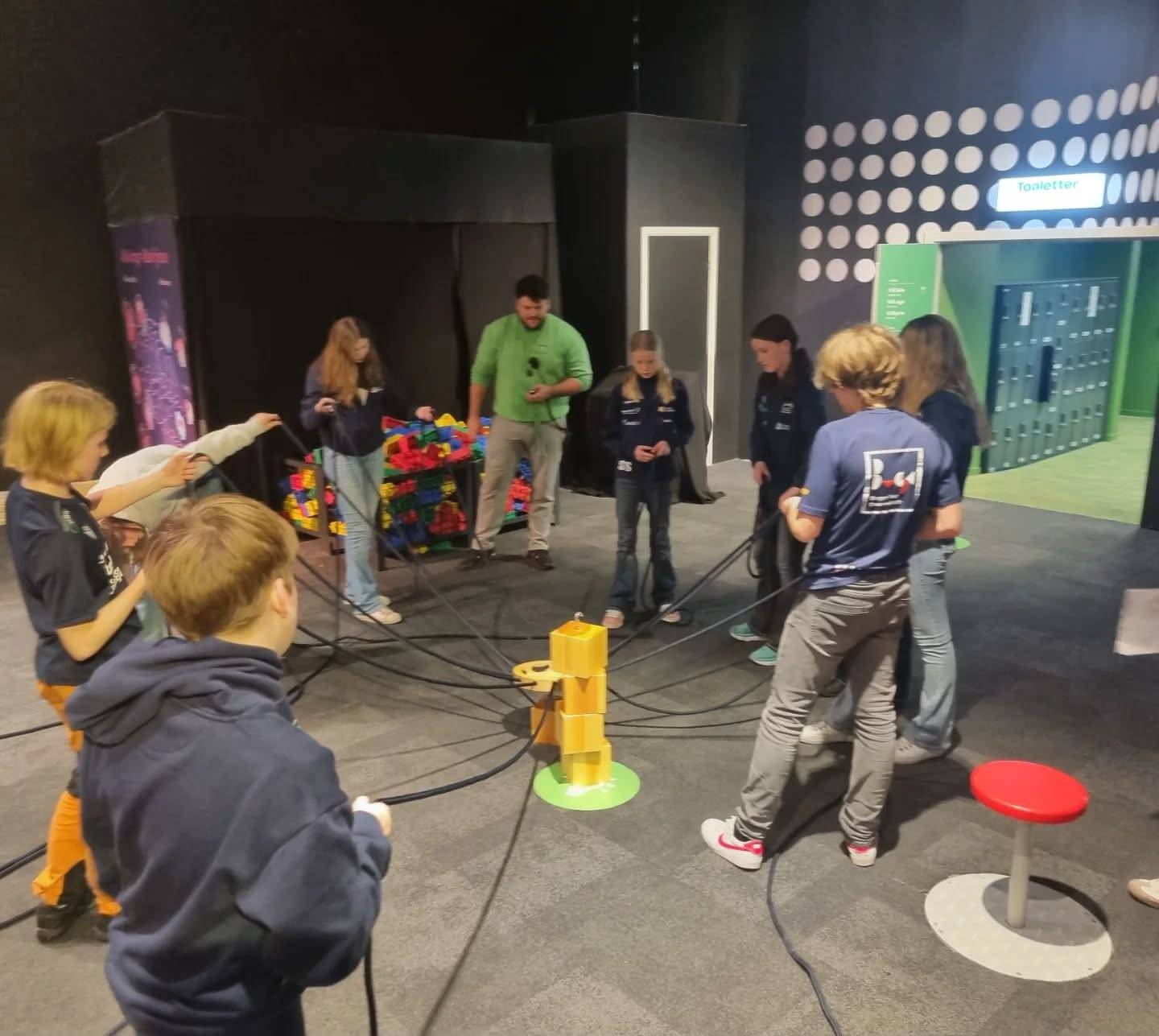 Utøvere i aksjon under TEAM building