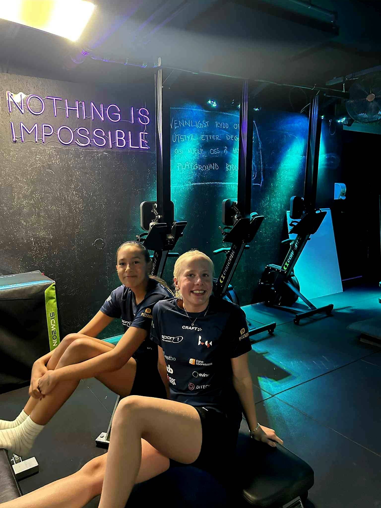 Utøvere på styrketrening