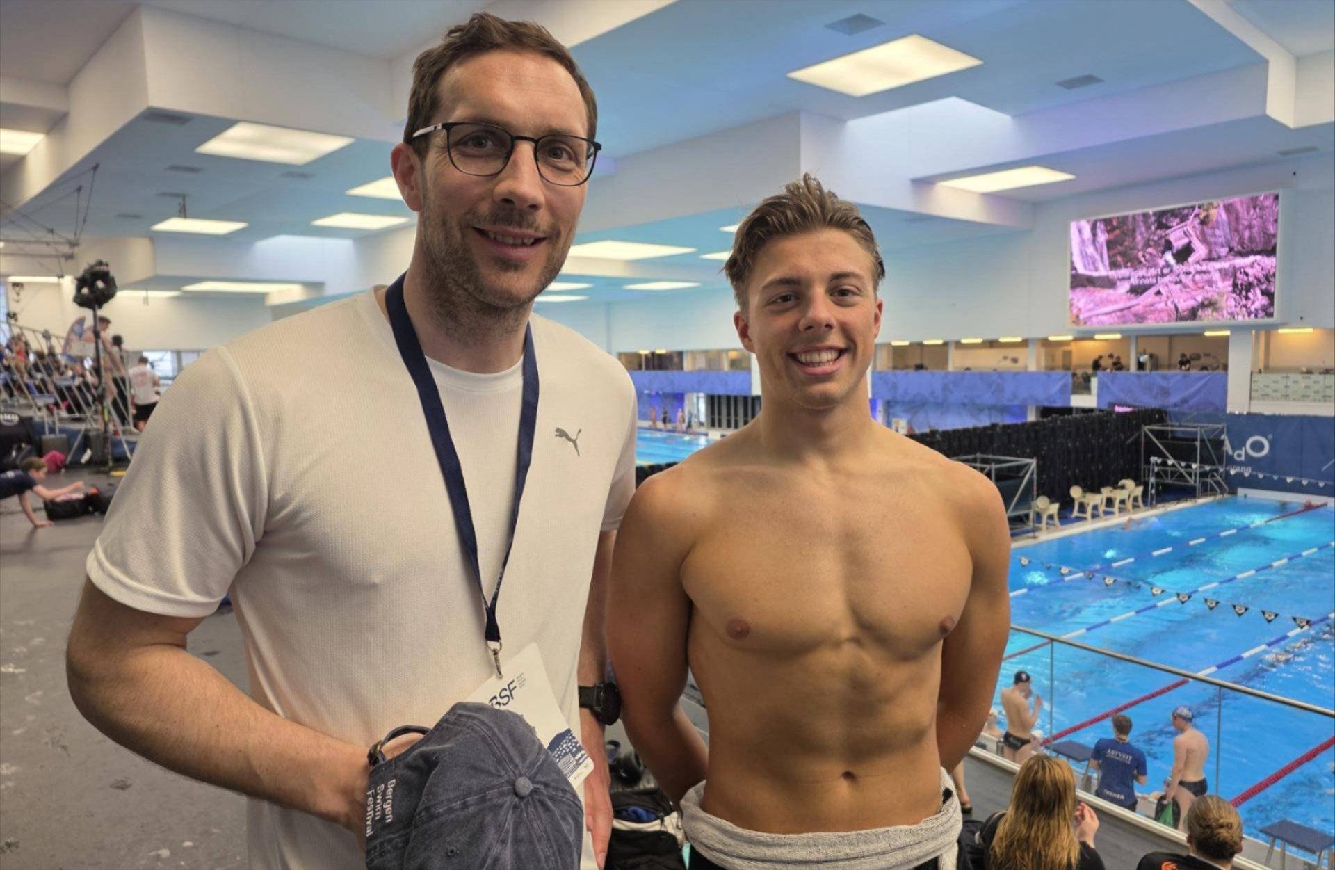 Varaordfører i Bergen Thomas Flesland med Daniel 
