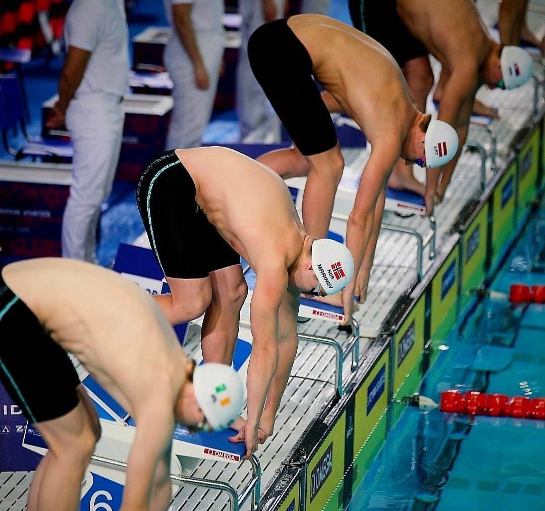 Daniel på start under EM