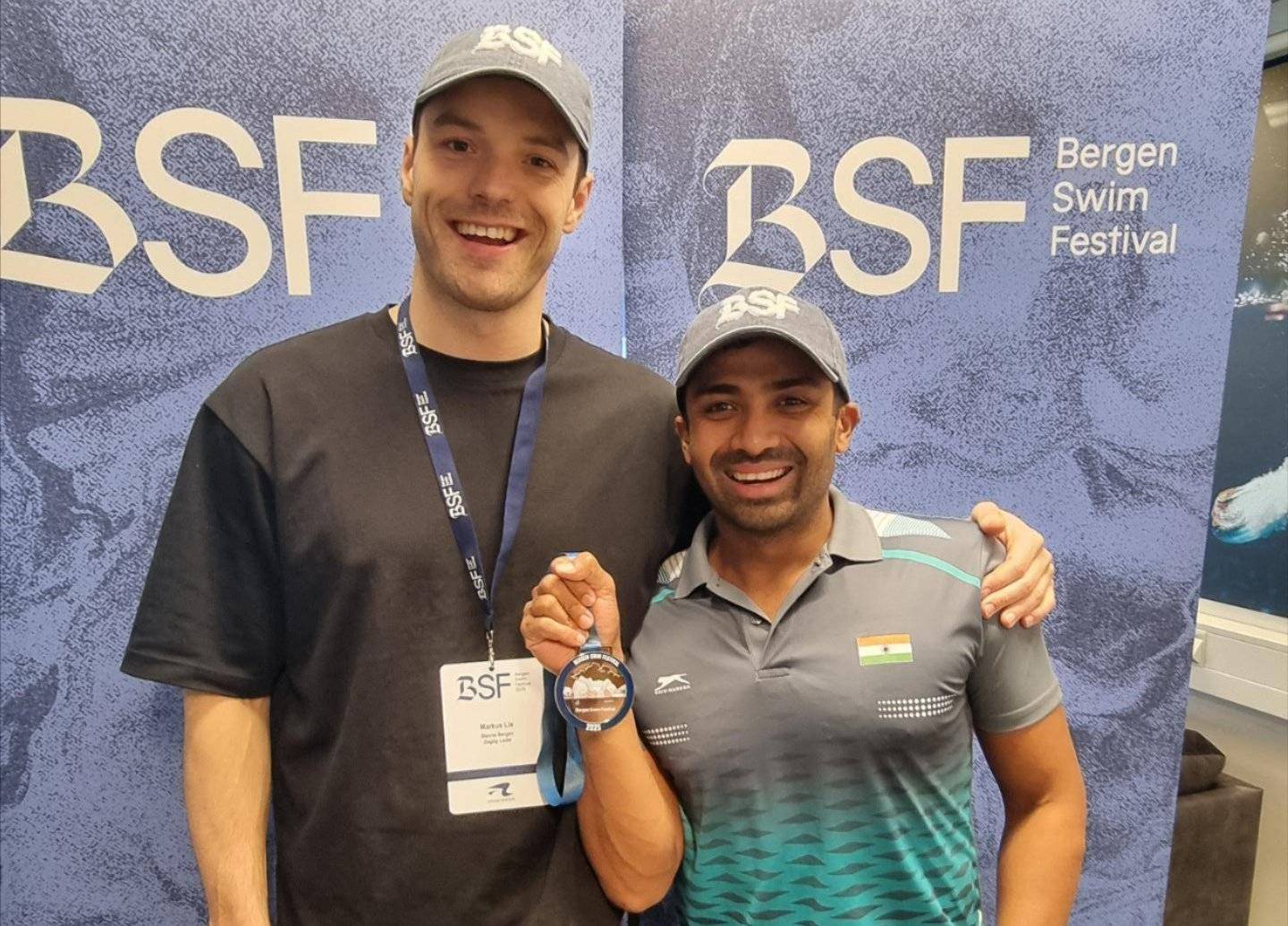 Markus Lie og Niranjan fra India