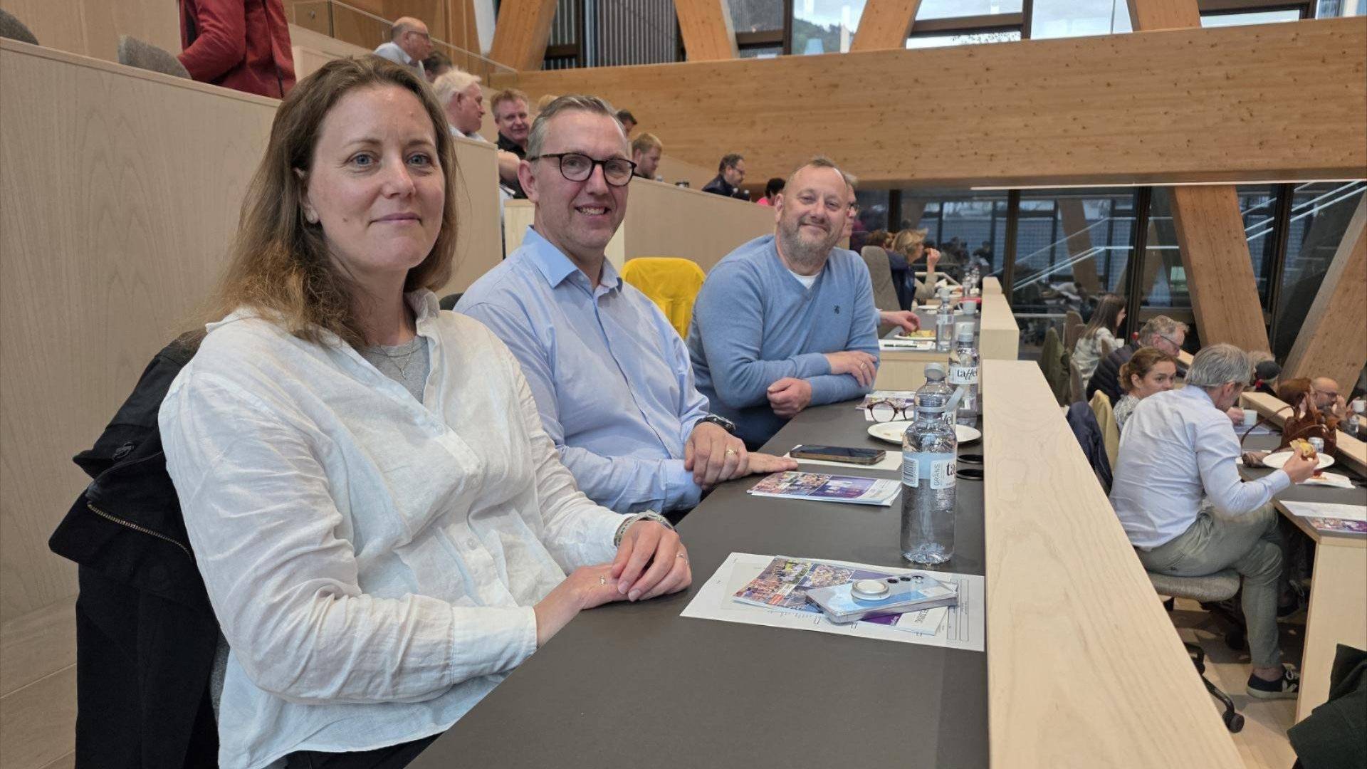 Karina, Jostein og Leif var delegater på IRB sitt årsmøte